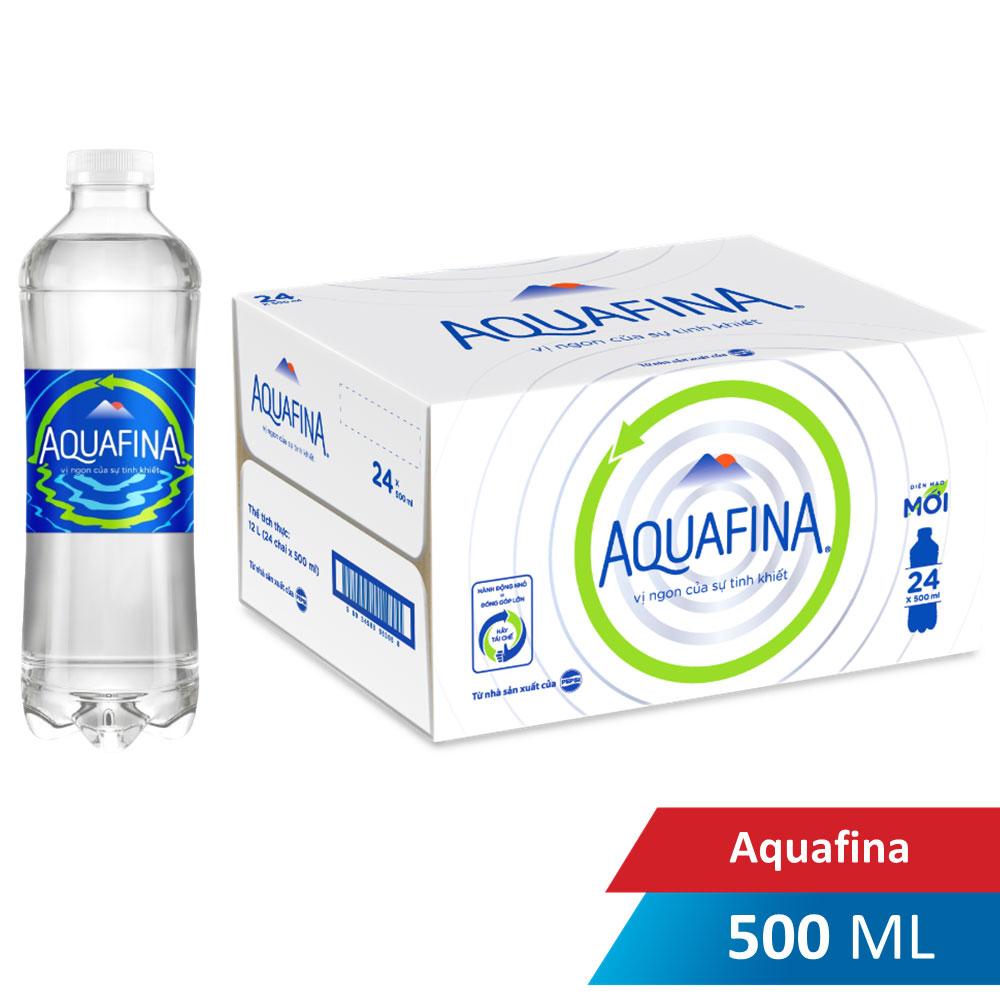 Thùng nước Aquafina chai 500ml 