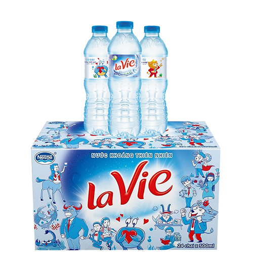 Thùng nước Lavie chai 500ml 