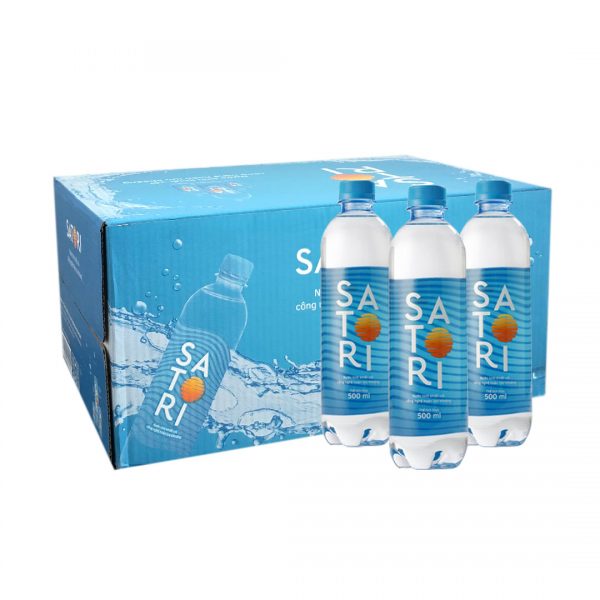 Thùng 24 chai nước uống Satori 500ml